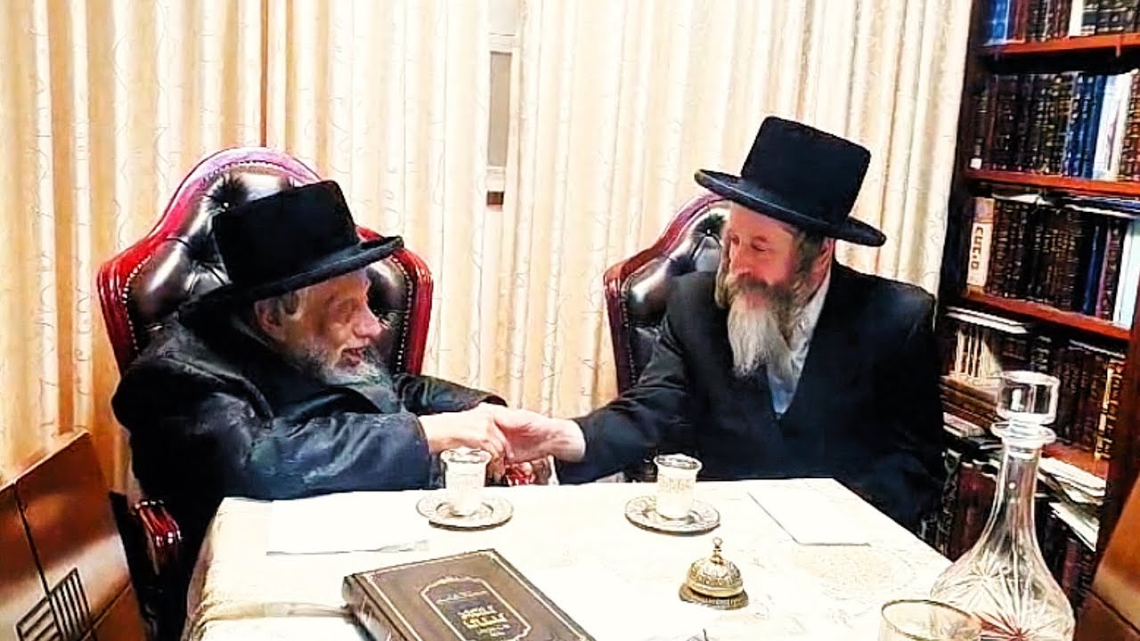 האדמו״ר מראחמסטריווקא ספרינג וואלי בביקור אצל האדמו״ר מקאפשניץ