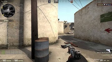 1v5 Glock Ace Dust2 [esea]