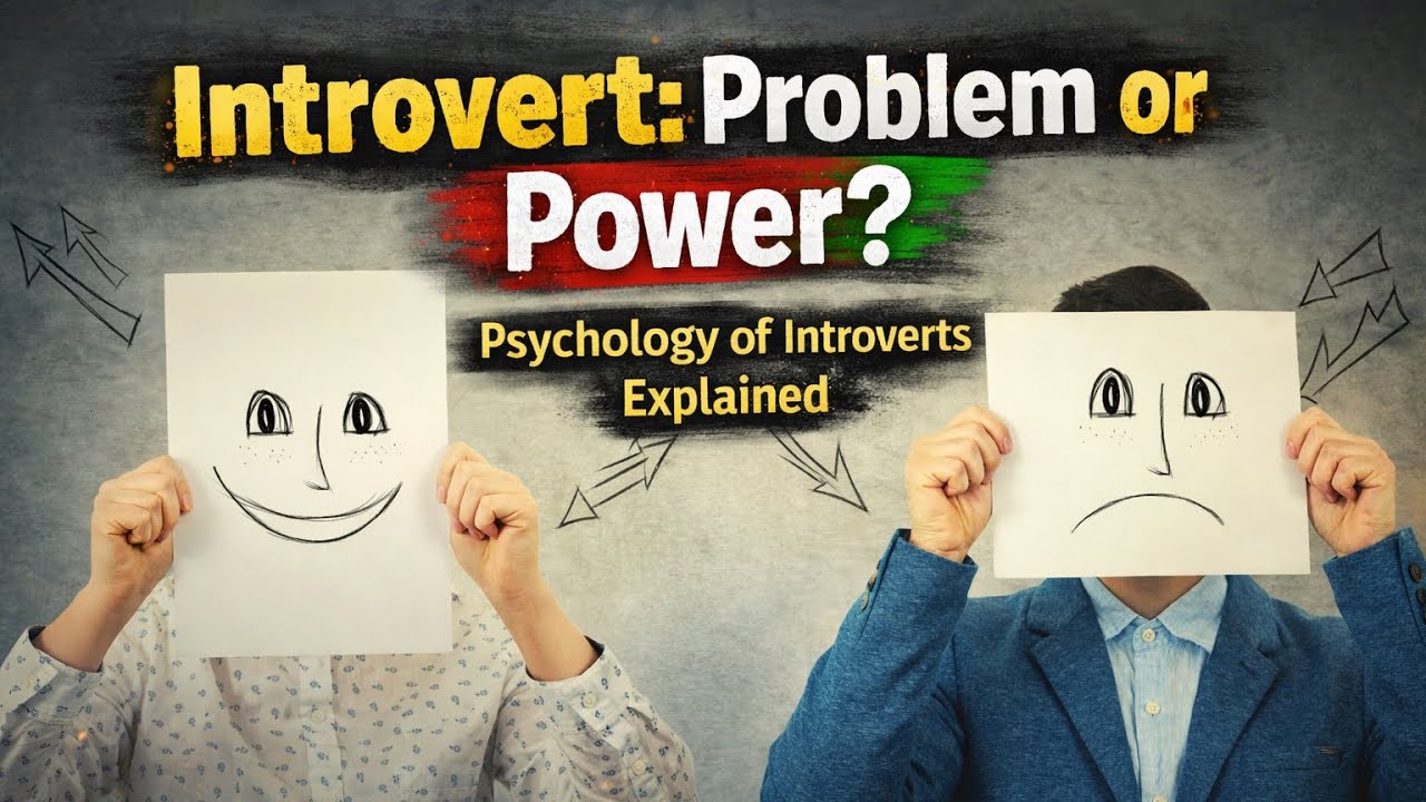 Psychology of introvert explained | Introvert: Problem or power | अकेला रहना अच्छा लगता है? 