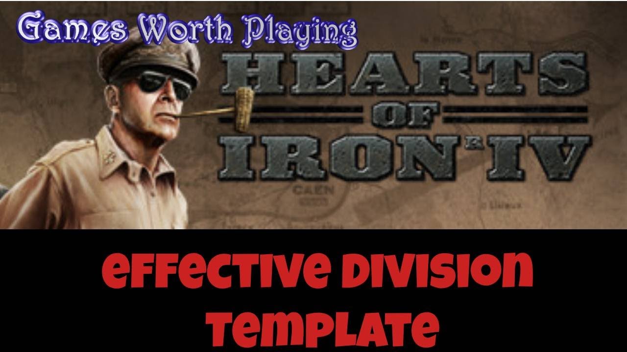 Hearts of Iron IV Effective Division Template - YouTube