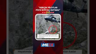 Yok Böyle Bir Iniş... Jandarma Pilotun Askerleri Bölgeden Aldığı Anlar Şfet