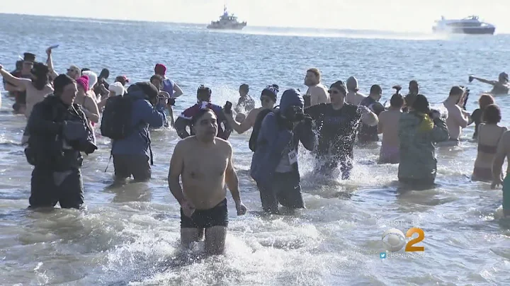 Hundreds Brave Water For Polar Plunge