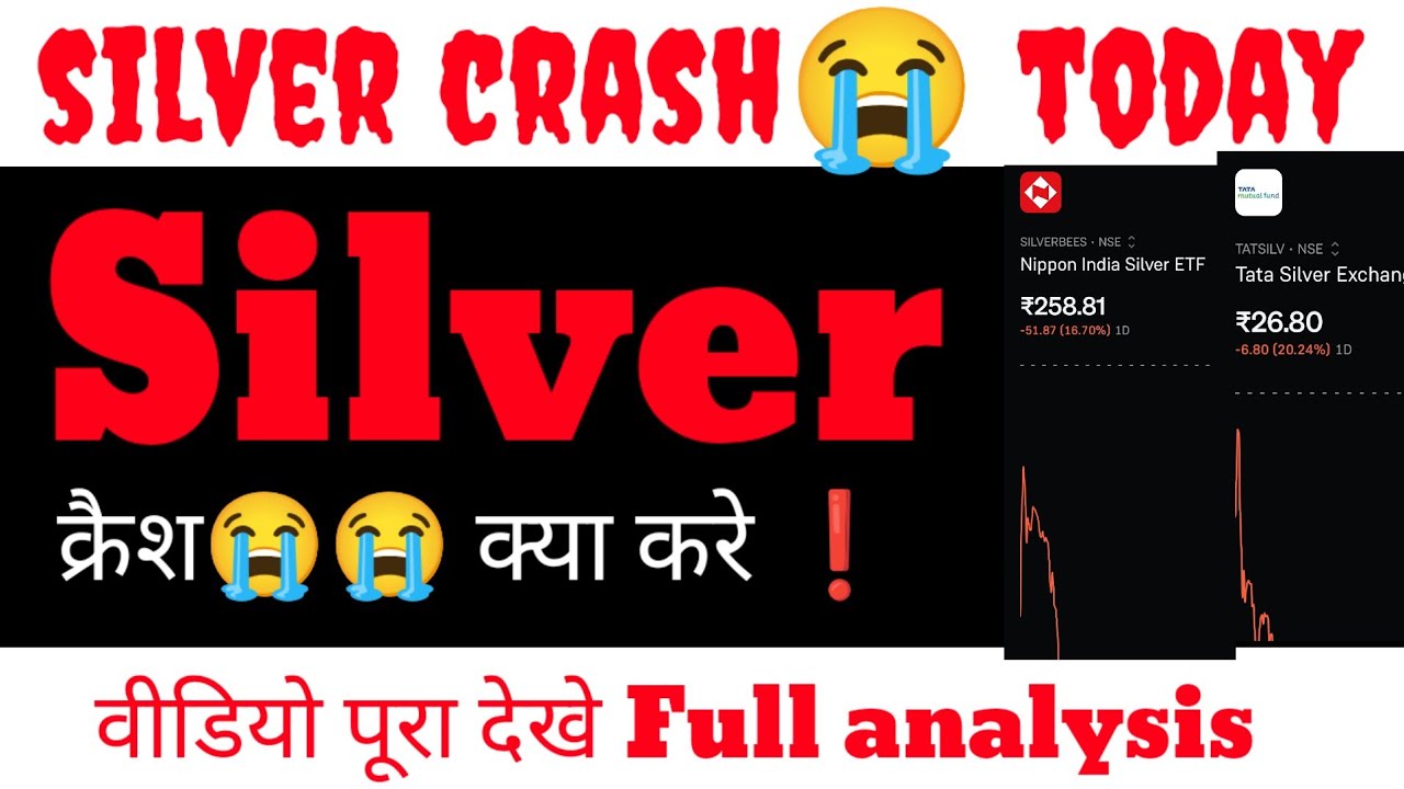 silver crash today , silver etf today news , silver crash today , nippon silver etf latest news