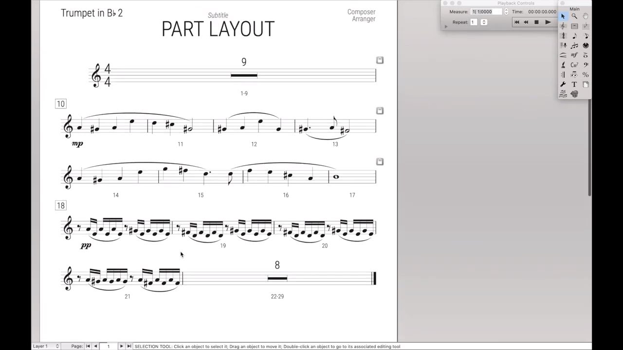 Easy Part Layout | Finale Superuser - YouTube