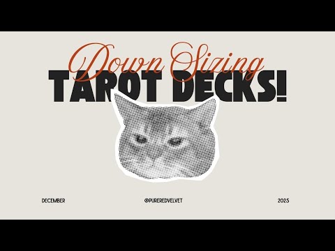Downsizing My Tarot Deck Collection | Animal, B&W, Abstract, Collage, Retro, Cute