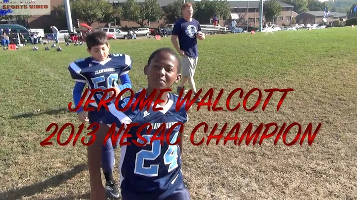 #24 JEROME WALCOTT 2013 NESAC CHAMPION