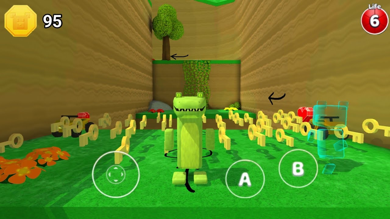 Crocodile in Secret Place - Super Bear Adventure Gameplay Walkthrough 