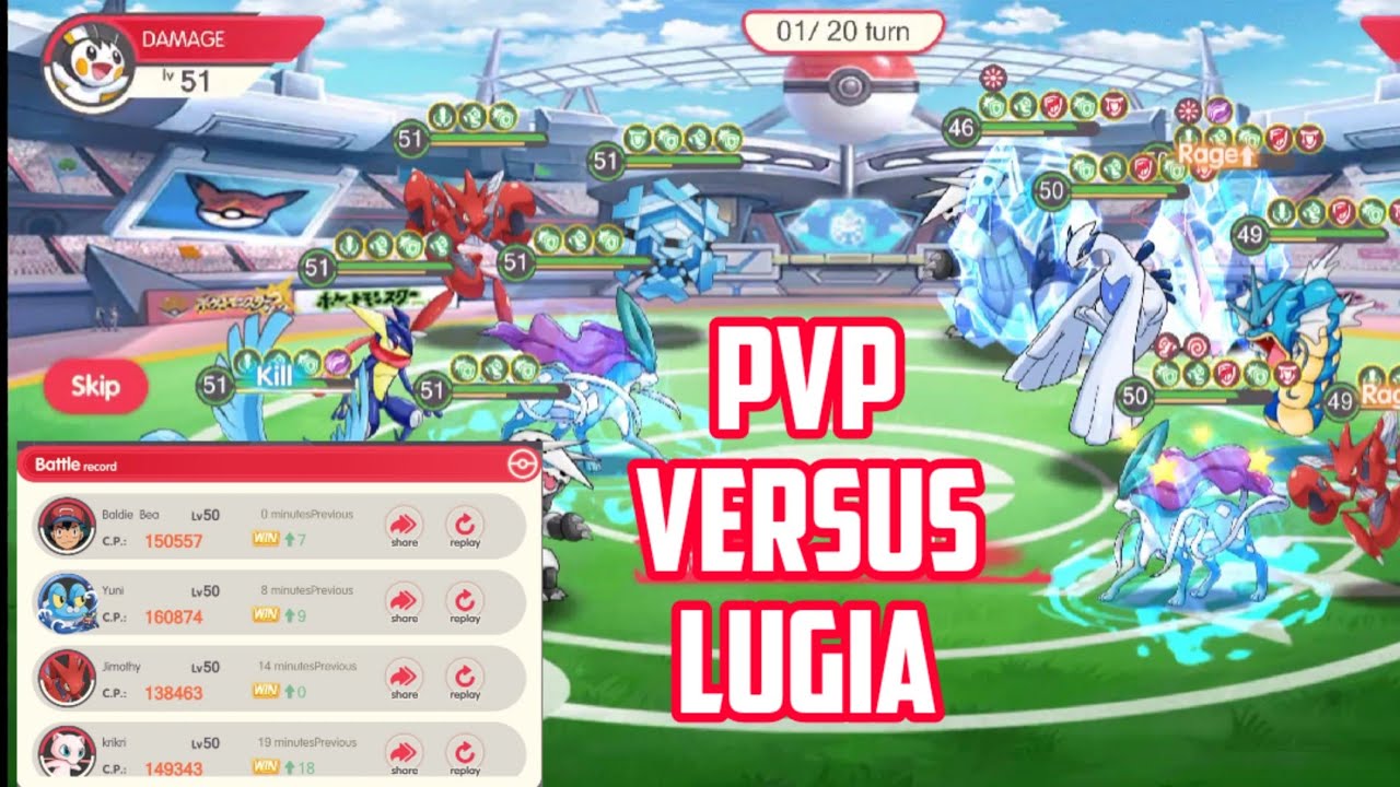 PvP Versus Lugia, Pocket YouTube