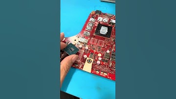 Intel chipset SR40B checking solderball before install on board