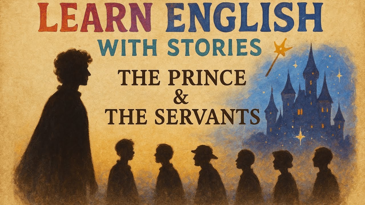 Learn English Through Stories for Beginners | Graded Reader Level 1🔥| The Prince and The Servants