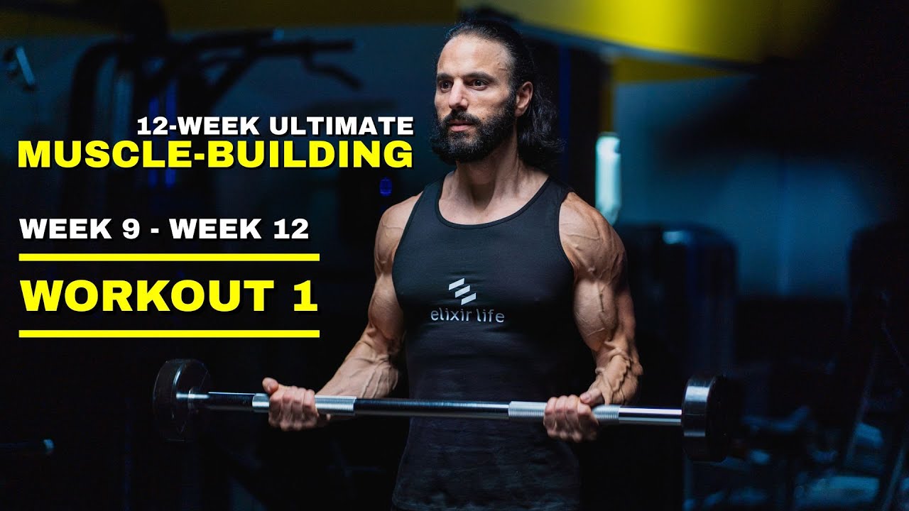 12-Week Ultimate Muscle-Building Program | Week 9 - Week 12 | Workout 1 ...