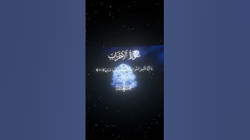 سورة الأحزاب|56|القارئ:#محمد_اللحيدان #قران #quran #راحة_نفسية #قران_كريم #تلاوة_هادئة ##تلاوة_خاشعة