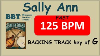Sally Ann 125 bpm bluegrass backing track