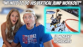 Ja Morant has the HIGHEST Vert? REACTION to 100 Absolutely INSANE Ja Morant Highlights & Moments 🤯🔥