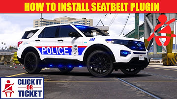 How To Install Seatbelt Plugin | LSPDFR | #lspdfrtutorials