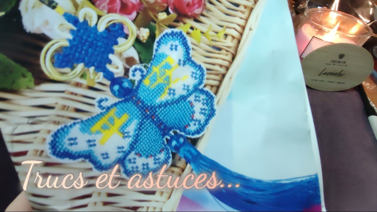 PETITE BRODERIE PERLÉE 🦋#crossstitch#pointdecroix#temu