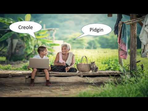 Pidgin vs Creole