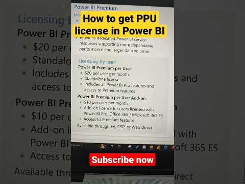 How to get Power BI Premium per user PPU license by taik18