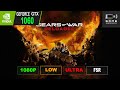 Gears Of War Reloaded VS GTX 1060