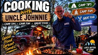 🔥 Uncle Johnnie’s Campfire Lamb Stew | Camp Tips, Laughs & a Cracking Feed