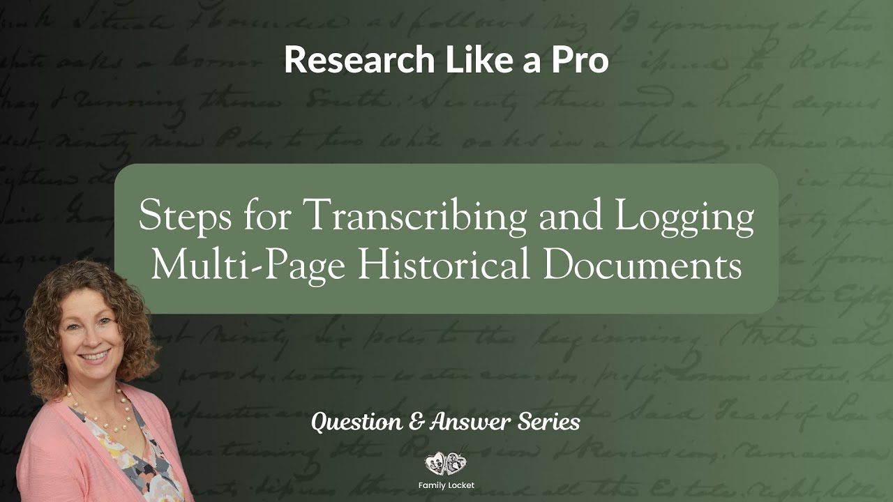 Транскрипция с помощью ИИ. Часть 2. Шаги по транскрибированию и регистрации многостраничных истор...