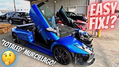 Buying TOTALED Supercars CHEAP At Copart Salvage Auction!