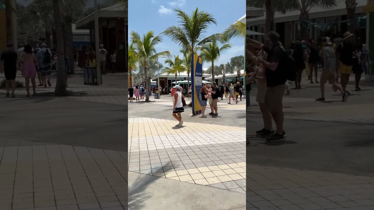 Nassau Bahamas Cruise Port icon and Shopping Area