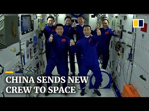 China’s shenzhou 15 astronauts arrive at tiangong space station on historic mission