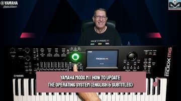 Yamaha MODX M | Het besturingssysteem updaten (Engels & ondertiteling)