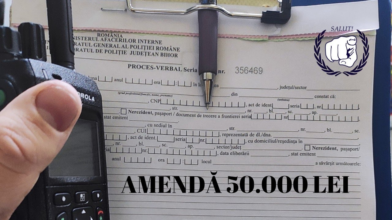 Care e CEA MAI MARE AMENDĂ pe care am dat-o vreodată unui ȘOFER!?