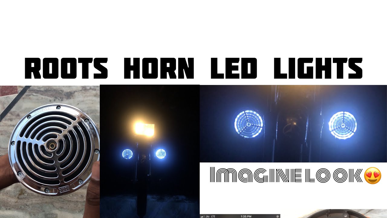 Splendor modified roots horn led light fitting part1 in
