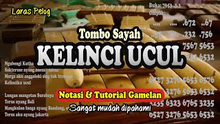 KELINCI UCUL - Notasi & Tutorial Gamelan