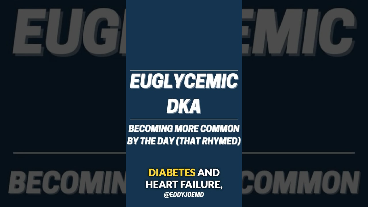 Euglycemic DKA