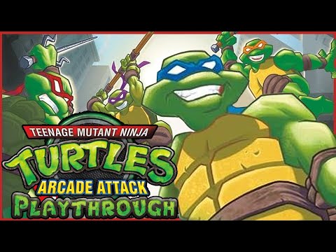 Teenage Mutant Ninja Turtles: Arcade Attack (DS) Playthrough - No Commentary