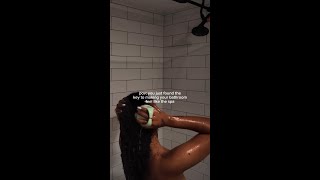 POV you just found the key to making  your bathroom feel the spa - Boona Tandem Shower