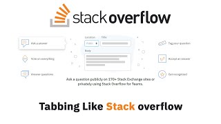 Tabbing Like Stack overflow Using Html Css And jQuery