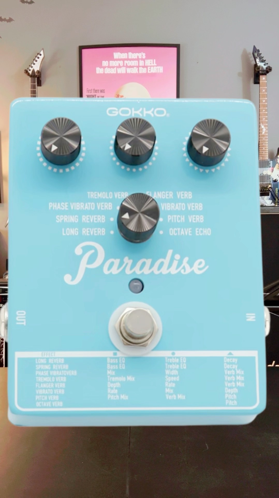 Gokko Paradise Reverb Pedal Review #shortvideo - YouTube
