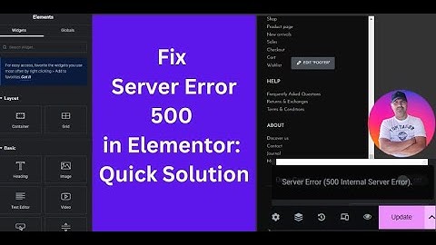 Fix Server Error 500 in Elementor: Quick Solution