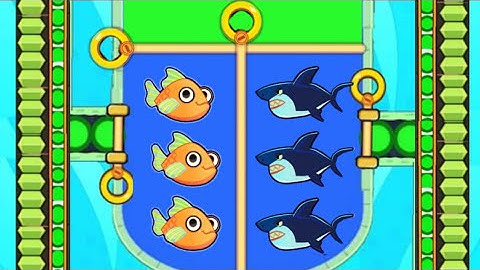 save the fish / pull the pin level android games save fish game pull the pin puzzle / mobile gaming