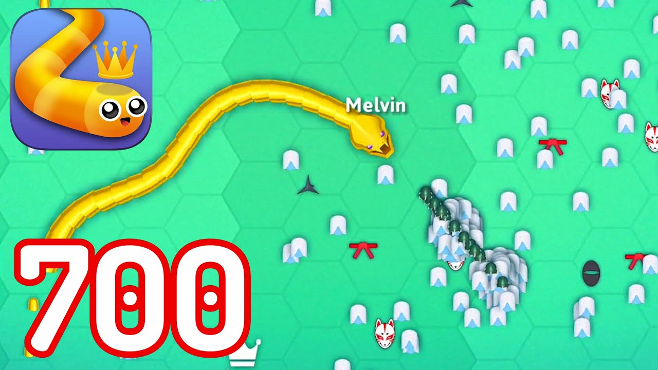 Snake.io-(Gameplay 700)-ESTANDAR DORADO En Ninja Rumble - YouTube