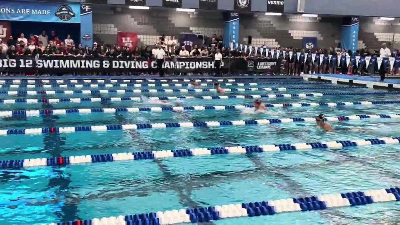 Women’s 200 breast C finals Big 12 championships, Arizona State University