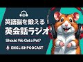 英語脳を鍛える！英会話ラジオ 〜 Should We Get a Pet? 〜
