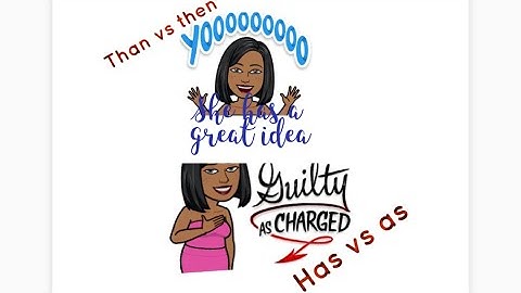 Commonly Confused Words: Than vs Then and Has vs As