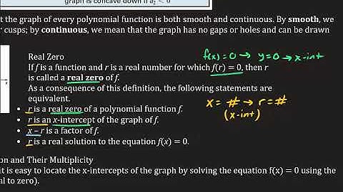 5.1 Polynomial Functions (1105)