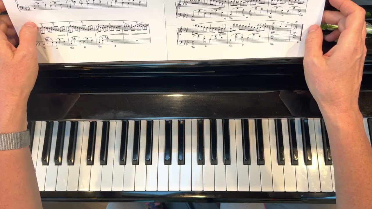 Chopin Etude op.25, no.2 (5/5) Detailed tutorial,