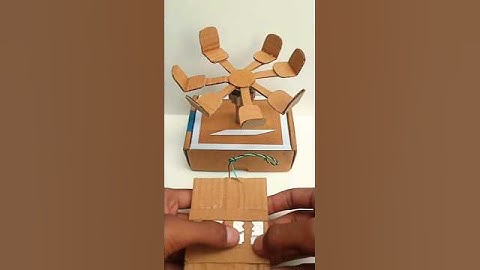 DIY Working Model Carnival Ride 🎡 | Easy School Project #DCMotor #STEMProject #DIYProject