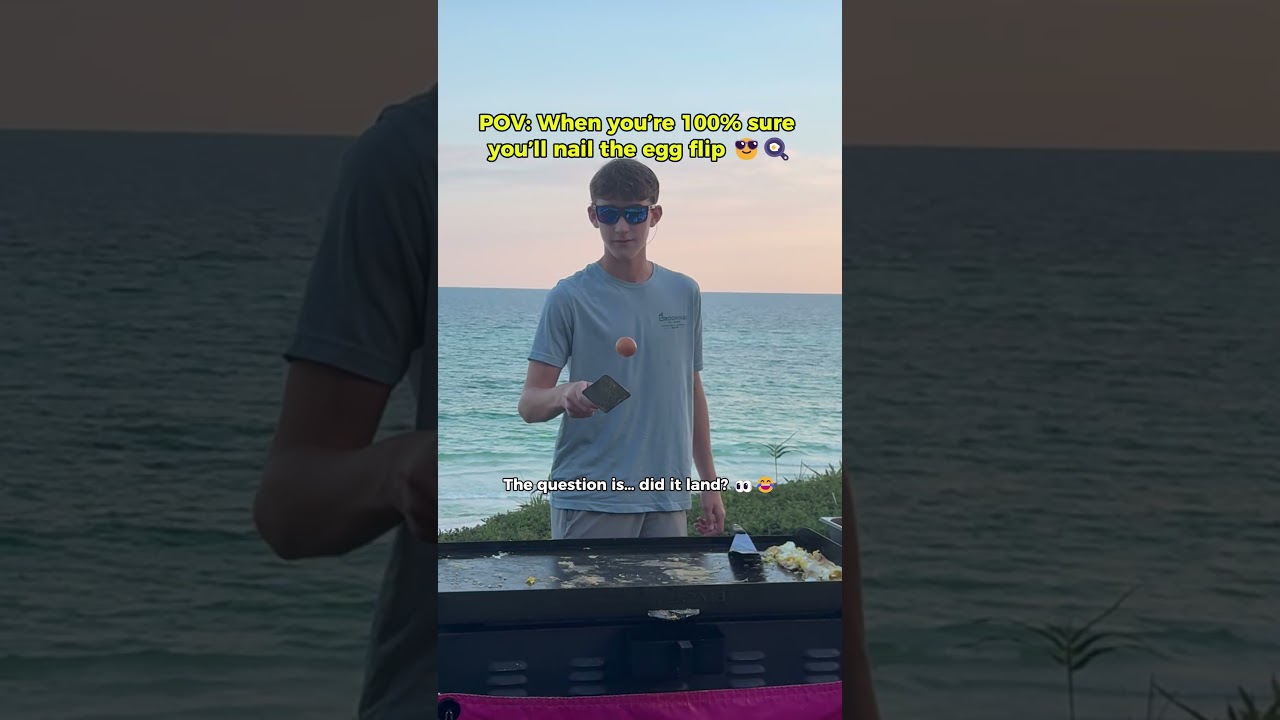 POV: You Think You’ll Nail the Egg Flip Challenge 😎🍳🔥 