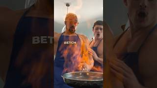 COOKING WITH THE MOST RIPPED MAN IN THE WORLD