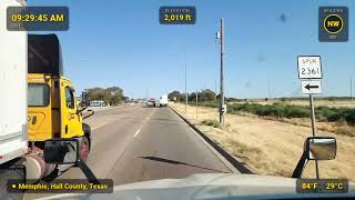 LIVE Driving POV- IRL- Memphis TX ➜ Amarillo TX | Relaxing Ride Along