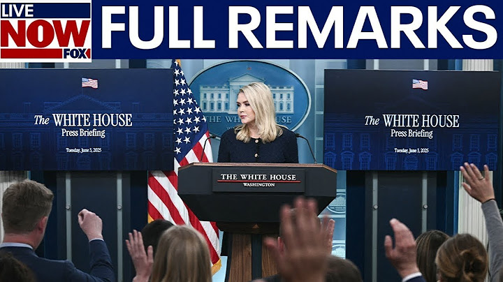 Full: White House Press Briefing amid Israel-Iran conflict